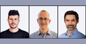 מינויים חדשים באורקה סקיוריטי. (מימין לשמאל): אריה טטר, מנהל מוצר ראשי; עודד אדרי, מנהל הכספים הראשי; ועומרי גבעוני, סמנכ"ל פיתוח.