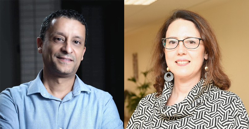 מימין: הילה אורן, סמנכ"לית טכנולוגיות, מערכות מידע ודיגיטל, גולן והב, מנהל מחלקת תשתיות וטכנולוגיה - ההסתדרות.