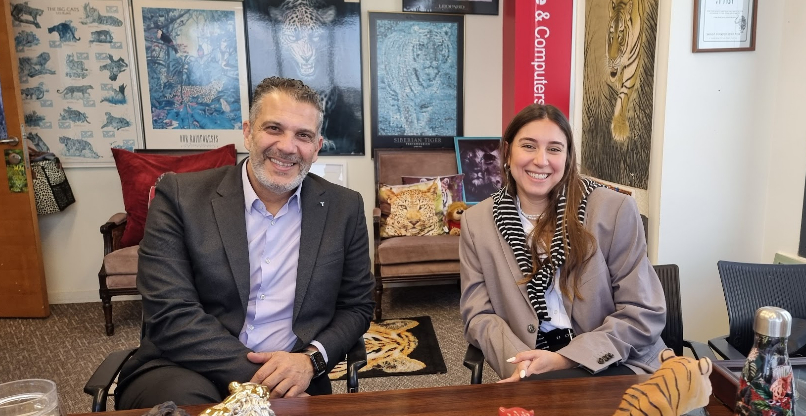 אלי משה, המנכ"ל, ועמית פוגל, מנהלת המכירות והשיווק, בינת דאטה סנטרס.