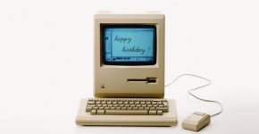 יום הולדת שמח! מחשב מקינטוש מהדור הראשון.