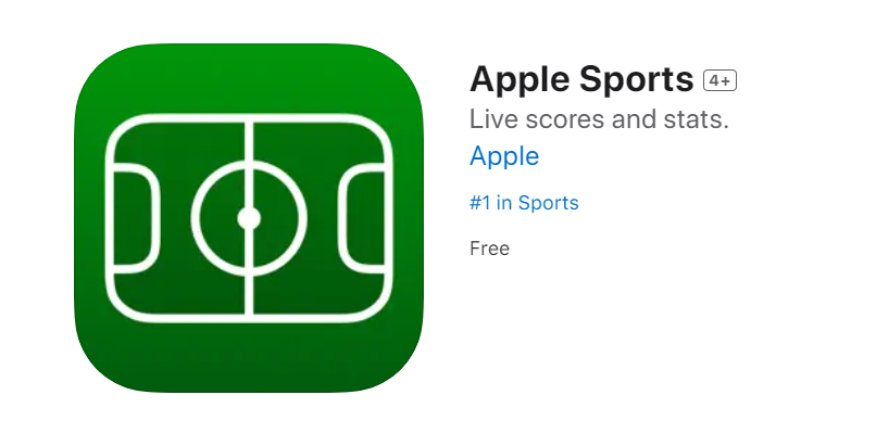 Apple Sports - אפליקציה חדשה לחובבי ספורט.