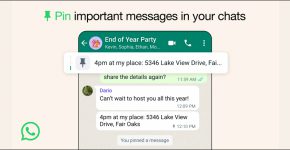 מעכשיו תוכלו להצמיד שלוש הודעות לראש השיחות בה. ווטסאפ.