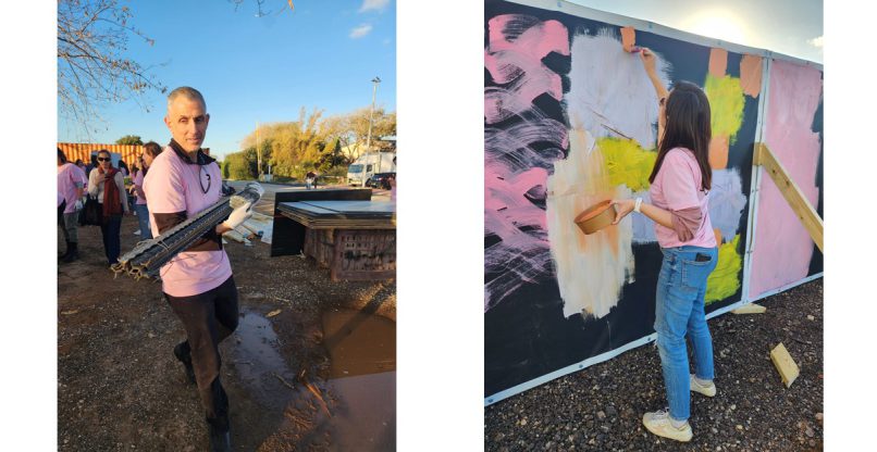 פעילות שיקום שבט הצופים קיבוץ כפר עזה, יחד עם חברת מטריקס.