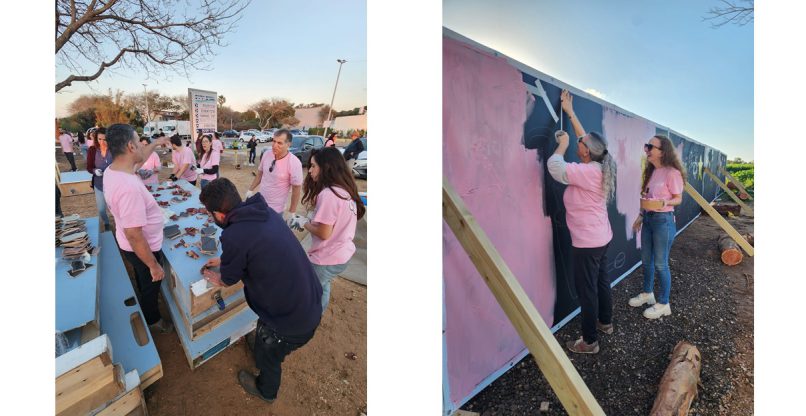 פעילות שיקום שבט הצופים קיבוץ כפר עזה, יחד עם חברת מטריקס.