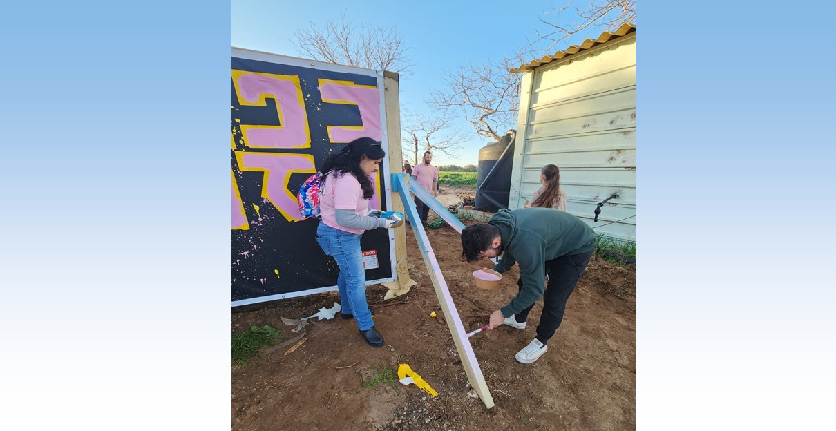 פעילות שיקום שבט הצופים קיבוץ כפר עזה, יחד עם חברת מטריקס.