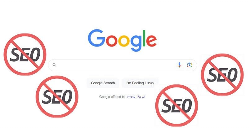 פחות SEO ותכנים מטופלים בתוצאות שהוא יראה. מנוע החיפוש של גוגל.