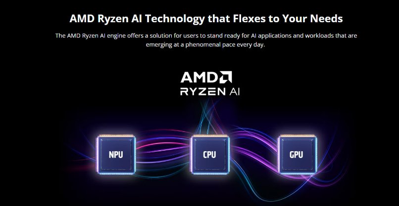 שבבי Ryzen AI של AMD.