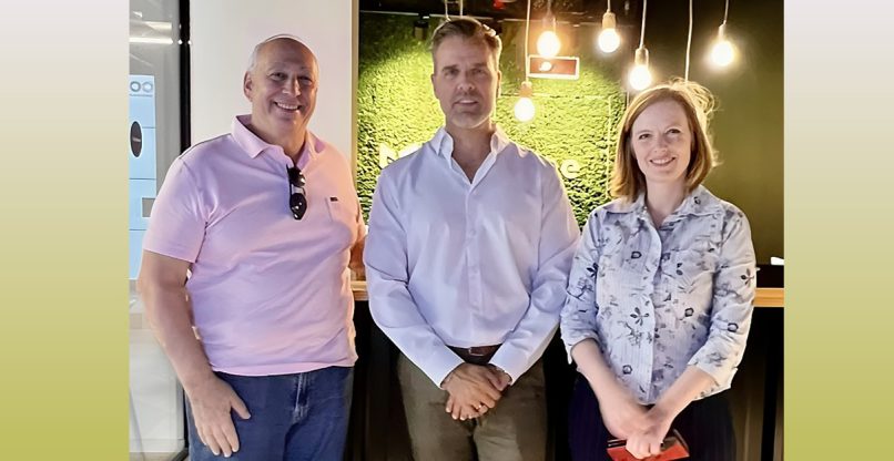 השתתפו בספיד דייט בסיטיזון של פארק עתידים. מימין לשמאל: ליאת שחם, אייל גרין וחמי פרס.