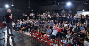 אירוע פתיחת מרכז ההיי-טק בשדרות.