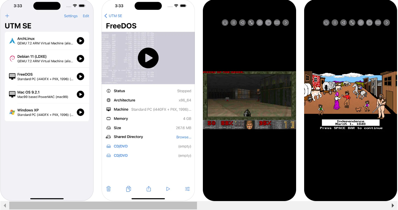 צילומי מסך מדף המידע על האפליקציה ב-App Store.