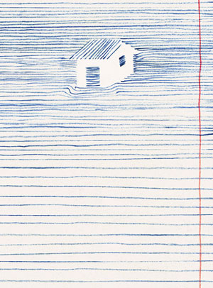 בינה מלאכותית או יצירה פרי עטה של נעמה בנזימן? מתוך התערוכה.