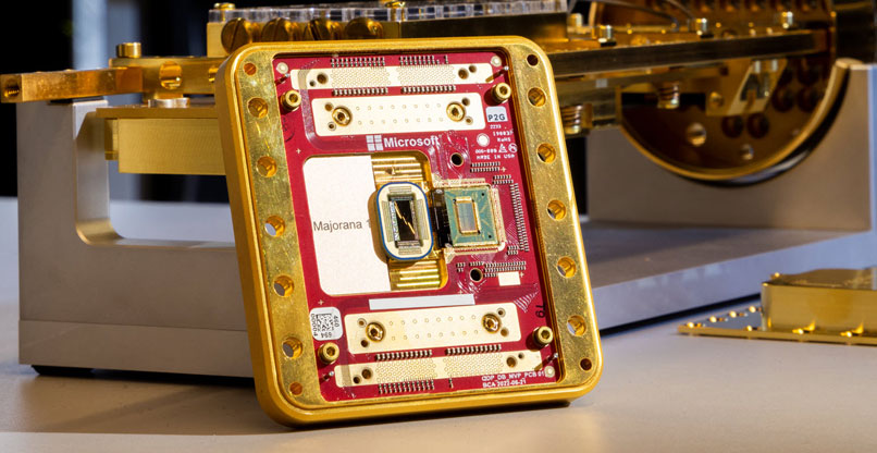 מעבד ה-Majorana 1 של מיקרוסופט.