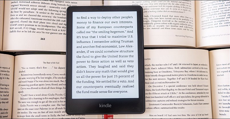 הספרים האלקטורניים יוכלו להיקרא רק דרכו בלי אפשרות להורדה למחשב. קינדל של אמזון.