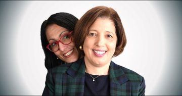 מייסם ג'לג'ולי, המנכ"לית, ומירב (בוזי) בועז, המשנה למנכ"לית של צופן תשביק.