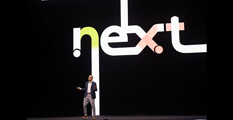 רג'יב רמסוואמי,, מנכ"ל נוטניקס בכנס NEXT. בוושינגטון.