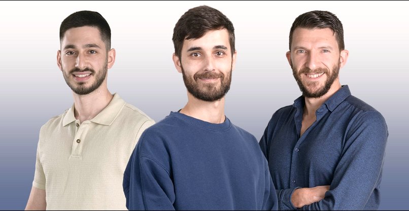 מימין לשמאל: אלכס שטיינברג, מנהל מוצרי ESET ב-קומסקיור; אלכס ויטוחנובסקי, מנהל המוצרים SURF ו-סייפטיקה בקומסקיור; ועידן אברמוב, מנהל טכנולוגיות בחברת פתרונות אבטחת המידע קומסקיור.