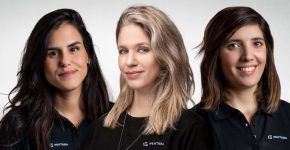 מימין: שירן בר לב - סמנכ"לית כספים בכירה, סיון הראל - סמנכ"לית בכירה למכירות, אירופה, המזרח התיכון ואפריקה, ואורטל ורדי - יועצת משפטית ראשית, פנטרה