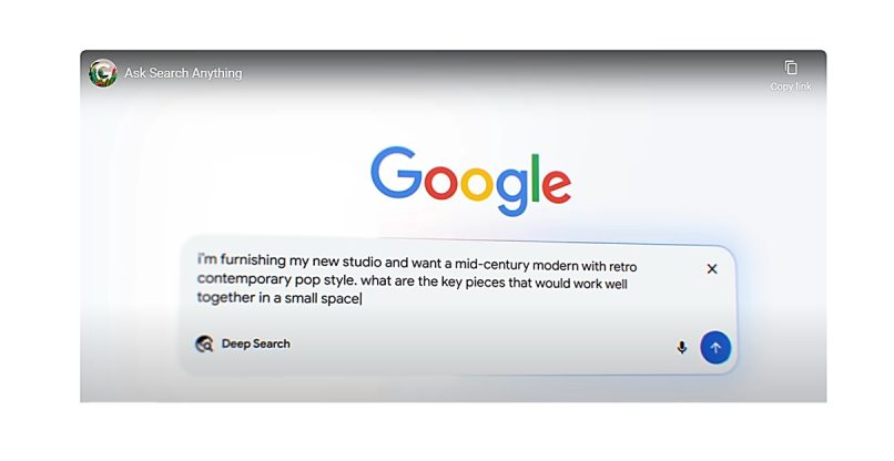 סופסוף מגיע לגוגל חיפוש. חיפוש מבוסס AI.