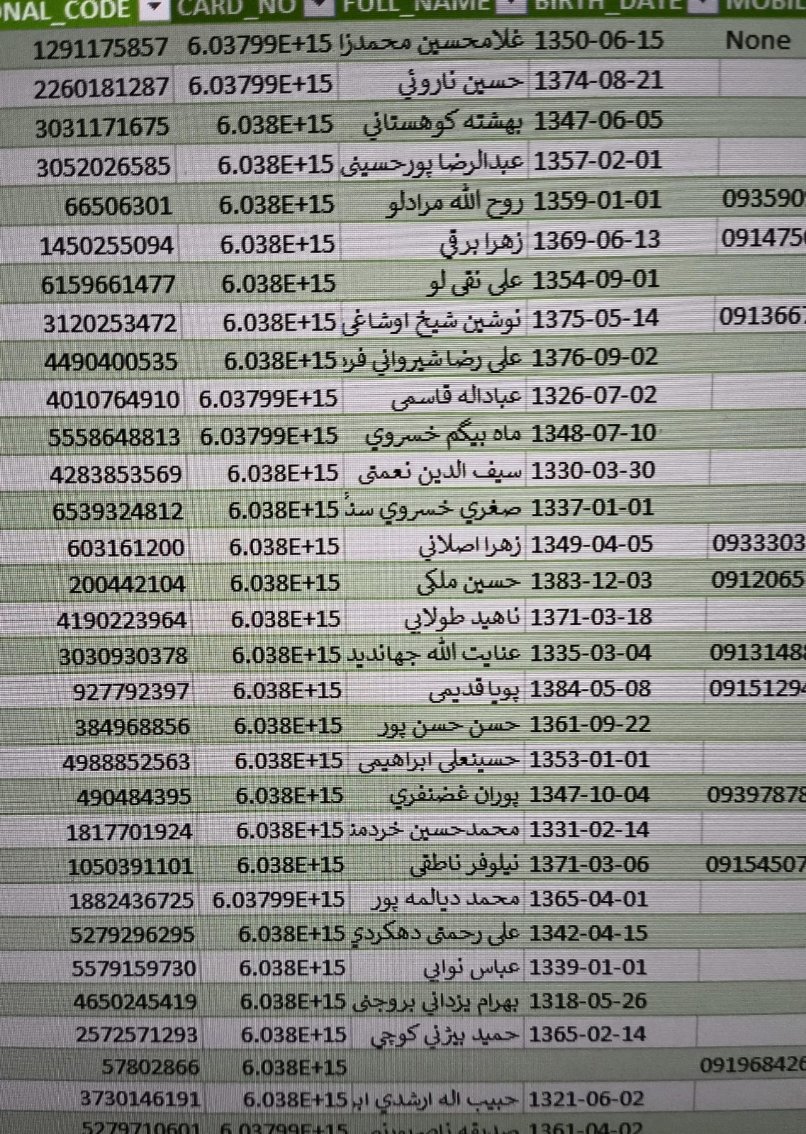 לכידת מסך של הודעת Tapandegan.