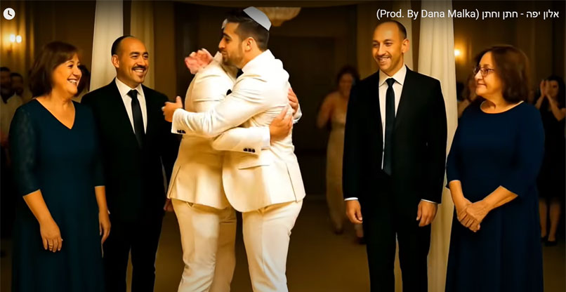 הקליפ "חתן וחתן".
