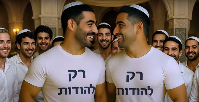 הקליפ "חתן וחתן".