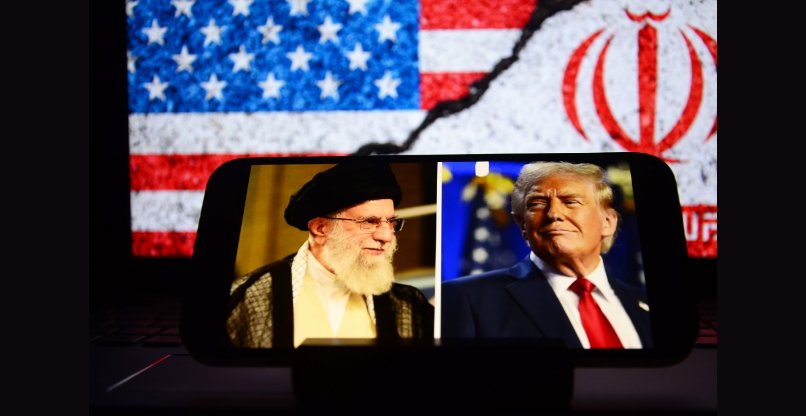 האם הם ימשיכו "להתקוטט" בסייבר? טראמפ וחמינאי.