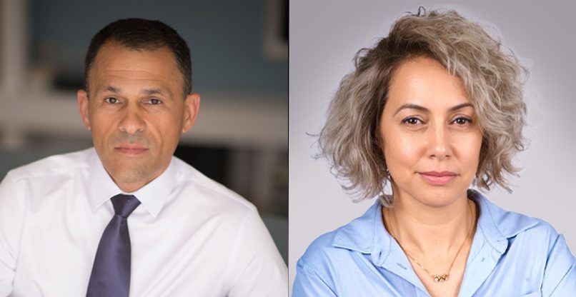 מימין: מיה שנור, סמנכ"לית תכנון, וגרשון זלוטניק, סמנכ"ל מכירות - TSG.