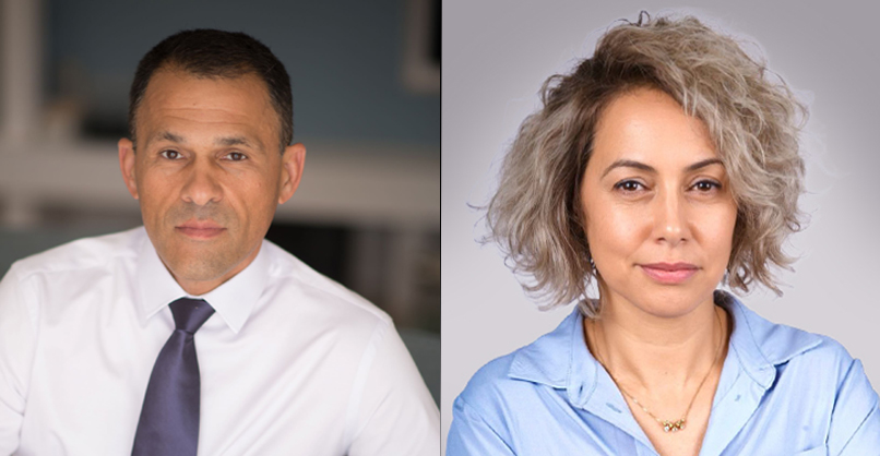 מימין: מיה שנור, סמנכ"לית תכנון, וגרשון זלוטניק, סמנכ"ל מכירות - TSG.