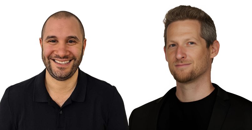 משמאל לימין: ניר קרומר, סמנכ"ל המוצר ואריאל דותן לסגן סמנכ"ל המוצר, סיימיולייט.