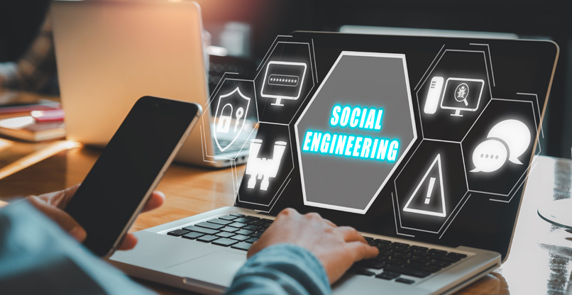 ניצול ישיר של ההתנהגות האנושית ושל ממשקי עבודה לצורך תקיפה. הנדסה חברתית.