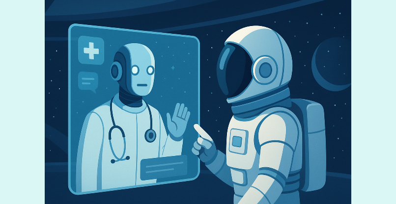 כלי שפותח יאפשר להם לטפל רפואית בעצמם. אסטרונאוטים.