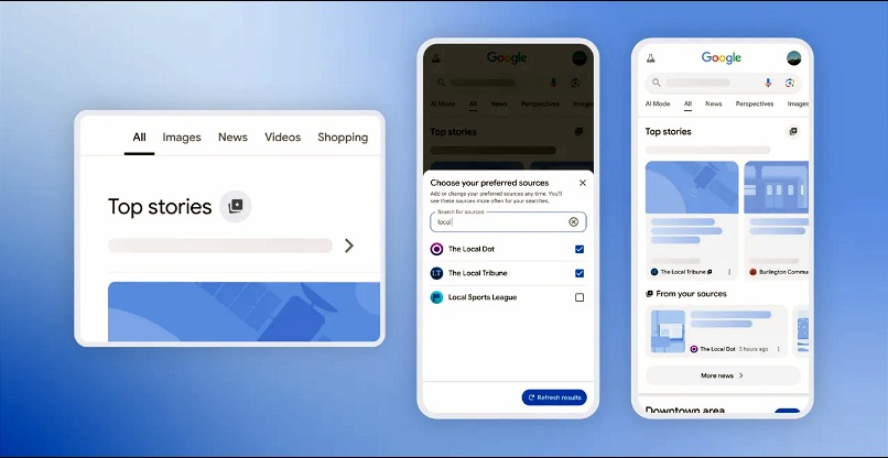 'מקורות מועדפים' - תכונה חדשה המיועדת לקטגוריית 'סיפורים מובילים'.