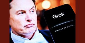 נלחם למען ניצחון הצ'טבוט שלו גרוק ונגד "קיפוחו" על ידי אפל. אילון מאסק.