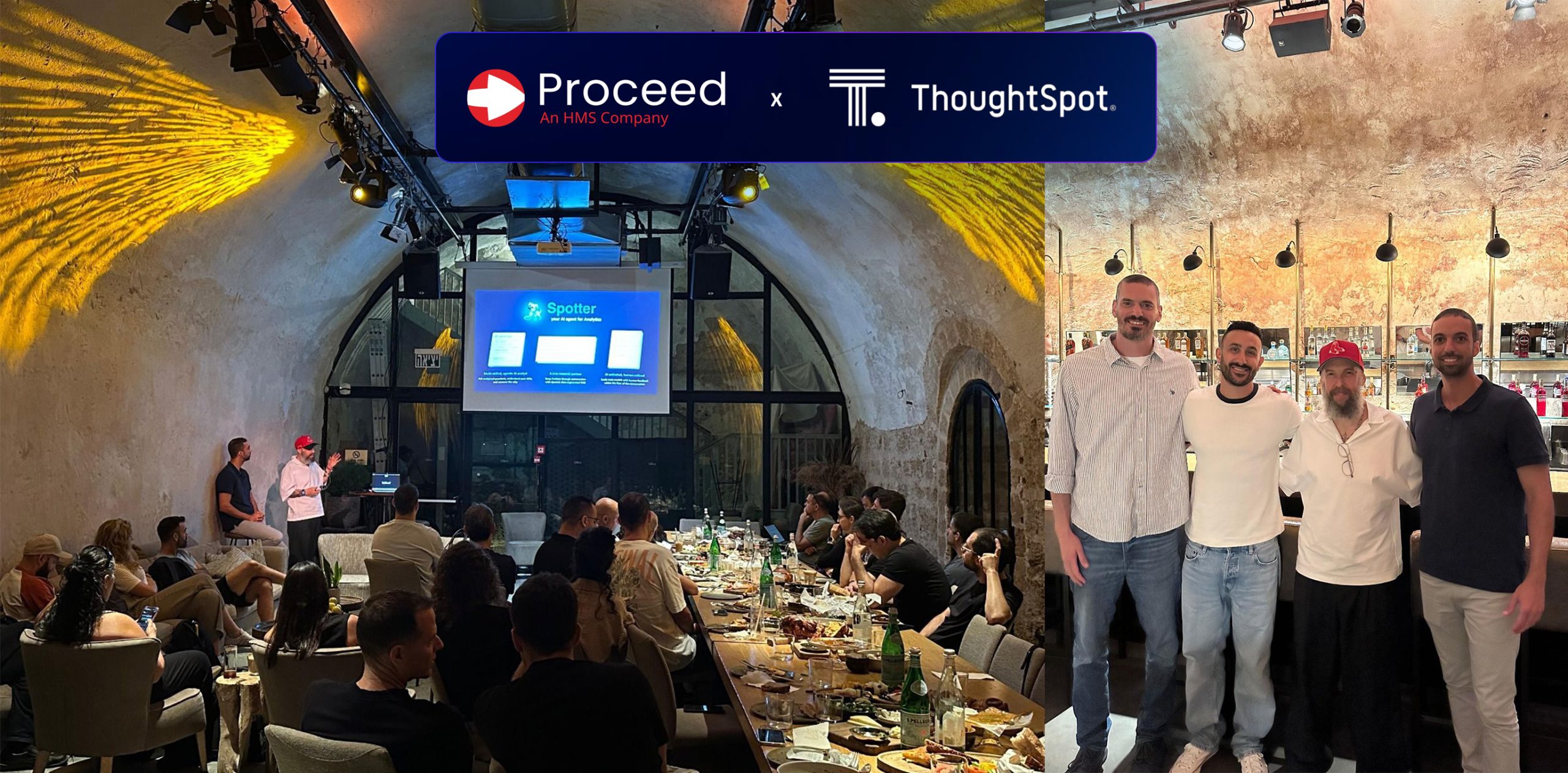 האירוע של פרוסיד ות'וטספוט בו הושקה פלטפורמת ThoughtSpot Agentic Analytics.