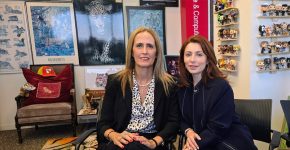 מימין: אלכסה ולטמן וגל זילברמן ניסים, גלאקסי אינווסטינג