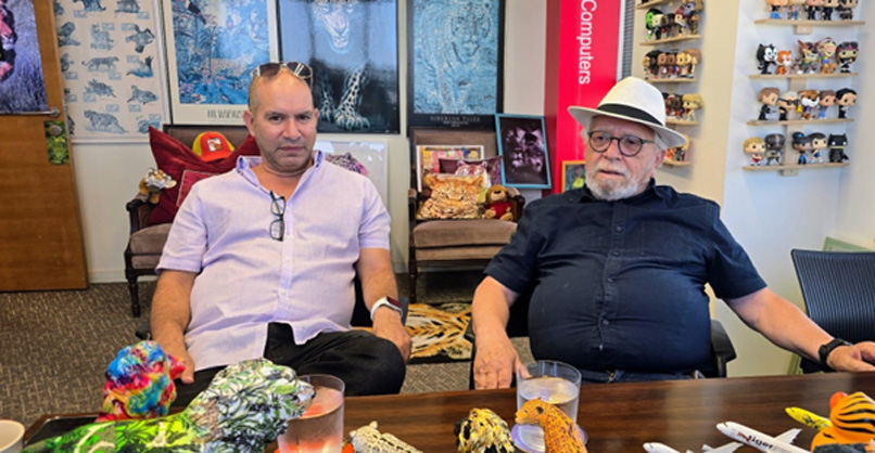 מימין: צבי צוויג וגל רייס, מיה אנליטיקס.