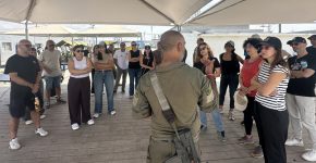 עובדי קבוצת יעל בסיור בדרום בעעקבות אירועי ה-7 באוקטובר.