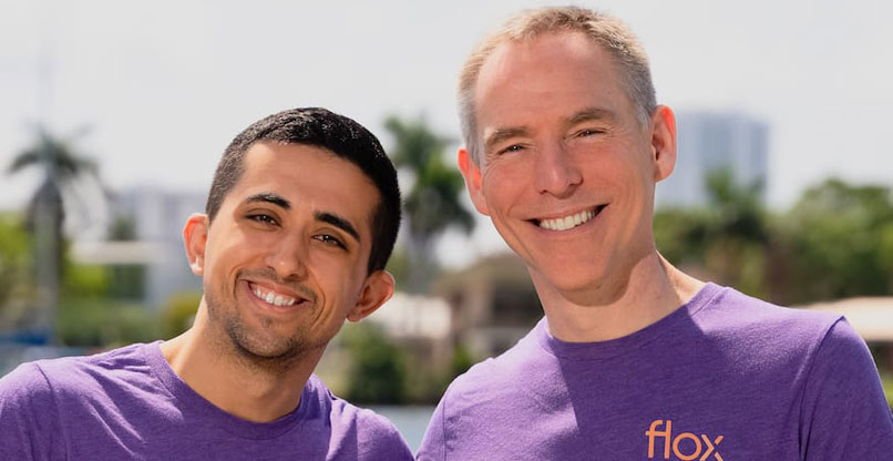 מימין: מייקל ברנטלי ורון עפרוני, מייסדי פלוקס.