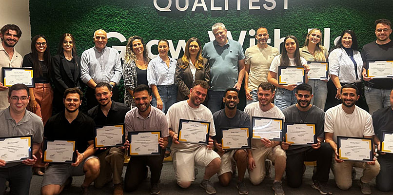 בוגרי המחזור הראשון של תוכנית לוחמים להיי-טק.