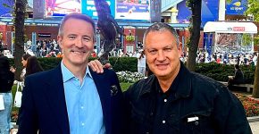 מימין: ד"ר אראל מרגלית, מייסד JVP וארניקס, ורובין גילת'רופ, מנכ"ל ארניקס.