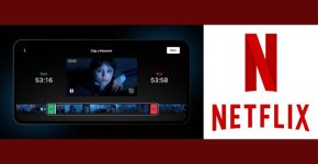 תוכלו לערוך קטעים מתכניה באפליקציה, ולשתף אותם. נטפליקס.