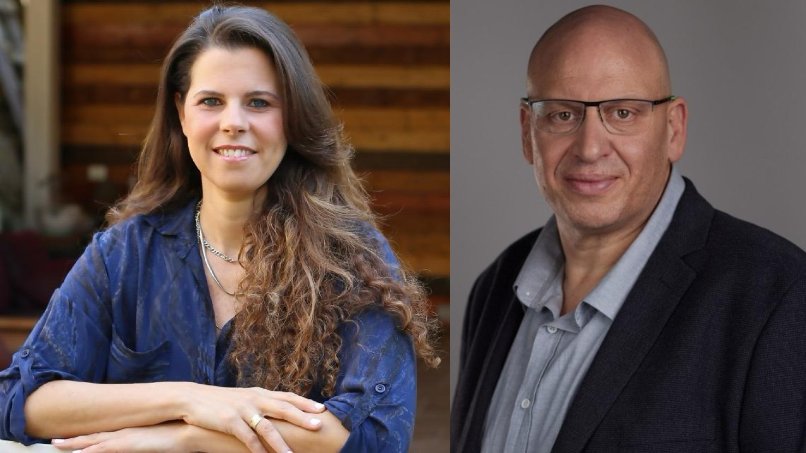 איציק בן דוד' מנהל אגף טכנולוגיות ומערכות מידע בעיריית תל אביב-יפו; ויעל נוסבאום כהן, סגנית לשירות, עיריית ת"א.