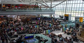 נמלי התעופה על הכוונת של ההאקרים. בתמונה: נמל התעופה הית'רו בלונדון.