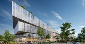 הדמייה של האתר החדש של אנבידיה בבאר שבע.