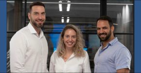 מייסדי Sensi.ai. משמאל לימין: אלון ברנר, רומי גובס, נבו אלמלם.