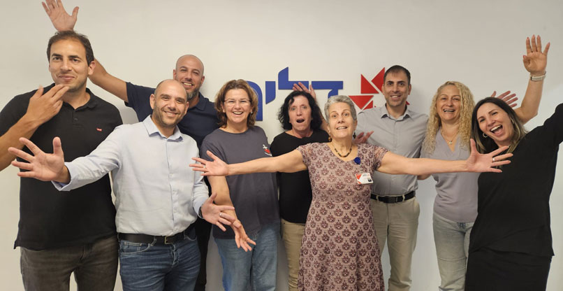 צוות הפרויקט בדליה אנרגיה.