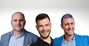 מייסדי איב סקיוריטי. מימין: נדב קורנברג, עמית אליאב ושרון אילון.