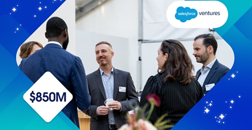 תשקיע מעל 850 מיליון ד' לתמיכה במהפכת ה-AI. סיילספורס ונצ'רס.