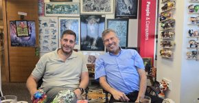 מימין: גלעד רבינוביץ ואורן טרייסטמן