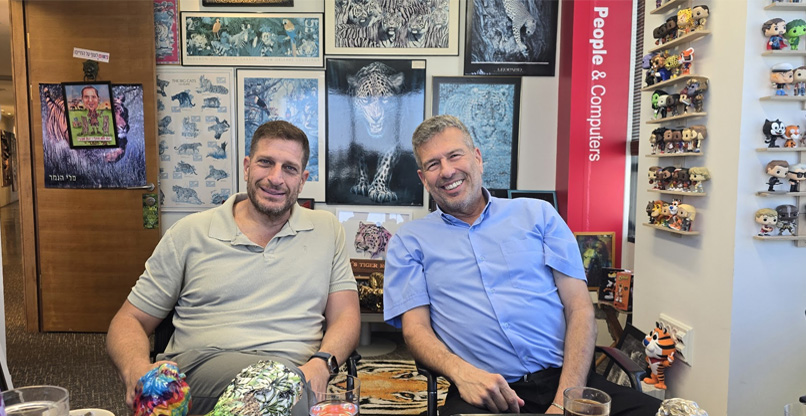 מימין: גלעד רבינוביץ ואורן טרייסטמן